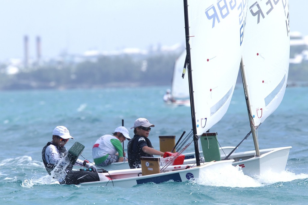 Peter Dill (centre) - 2012 Renaissance Re Junior Gold Cup © Charles Anderson/RBYC